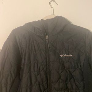 Black columbia coat sz large